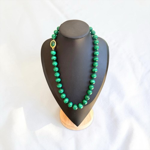 Collier malachite naturelle - malachite,
