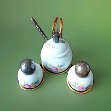 ancien saleron sel et poivre moutarde  en porcelaine Thomas rosenthal germany