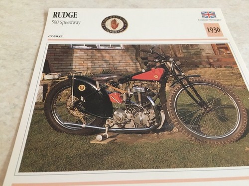 Carte moto rudge 500 speedway - moto,