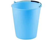 Seau Politene Stef Sans Bord 15 Litres Azzurro Stefanplast