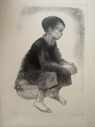 Lithographie jacqueline verly - lithographie,