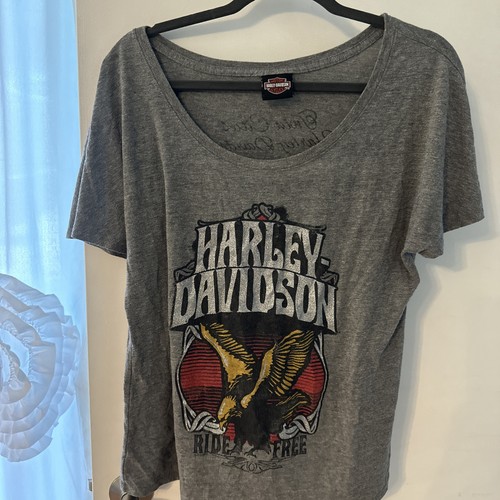 Harley davidson ride free gray - davidson,