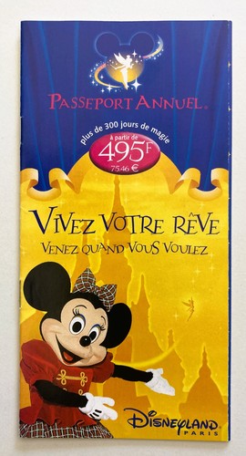 Disneyland paris brochure - disneyland, -brochure