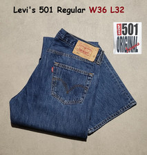 Levi's 501 Vintage Jeans Coupe Droite Regular W36 L32 