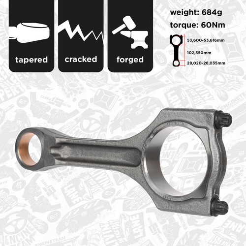 Bielle bmw 11247812640 - 2,0,