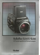 CATALOGUE ROLLEI - ROLLEIFLEX SL66E/SL66 - A L'AVANT-GARDE DU FORMAT MOYEN