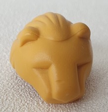 PLAYMOBIL CIMIER TETE DE LION JAUNE POUR CASQUE POUR CHEVALIER 4271 4273 6490