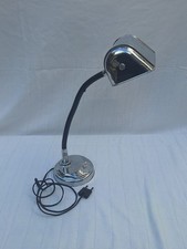 Lampe De bureau Ancienne chromé Flexible Loft Atelier Industriel 