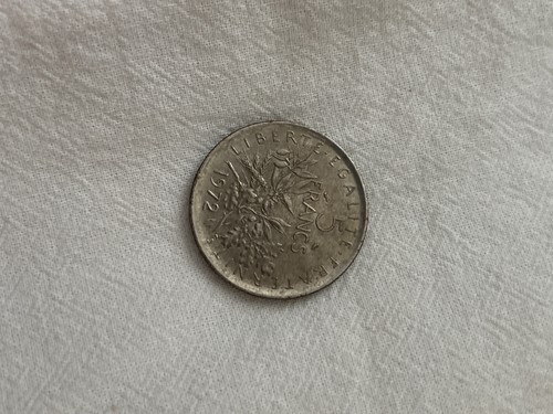 Pièce française francs - pièce, 5