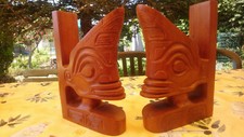 ANCIEN GRAND TIKI  EN BOIS DE