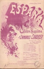 Partition vintage sheet music