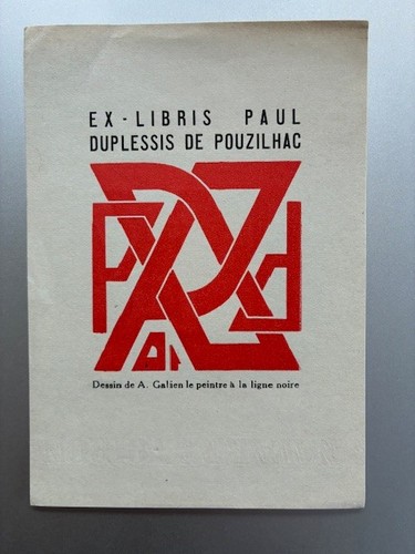 Libris duplessis de - duplessis,