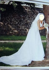 ROBE DE MARIEE de créateur « Les astuces de Mariane » (G-53)