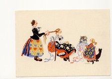 Illustrateur - HAHN - 3 CP - Femmes et Fillettes en costumes traditionnels