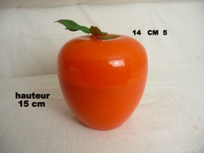 Seau a Glaçons Pomme Orange +  vintage 70s- impeccable