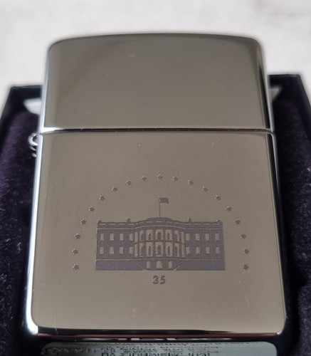 Zippo president kennedy white - president,