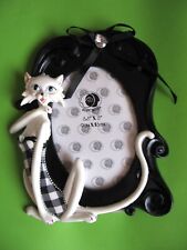 Cadre photo CHAT BLANC - Frame WHITE CAT Photo