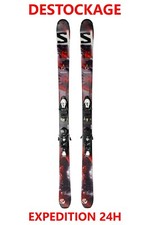 ski adulte occasion SALOMON "QUEST 90" taille: 161 cm = 1 mètre 61 + fixations