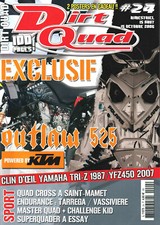 DIRT QUAD N° 24 - Polaris Outlaw 525 / Yamaha YFZ 450 2007 ...
