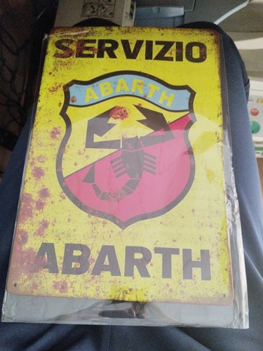 Plaque abarth cm - x, 30