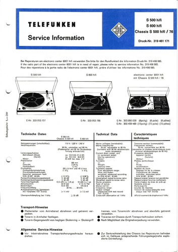 Manuel service pour - de,