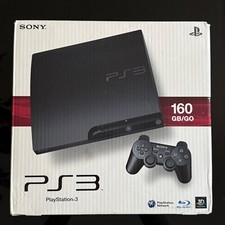 Console Sony PlayStation 3 Pal Slim 160Go CECH-3004A Charcoal Black + 4 jeux