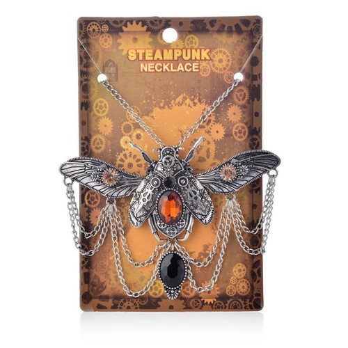 Collier steampunk résine - en,