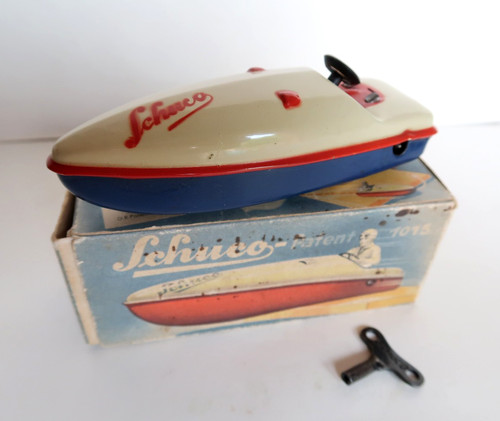 Schuco 1015 canot mecanique - canot,