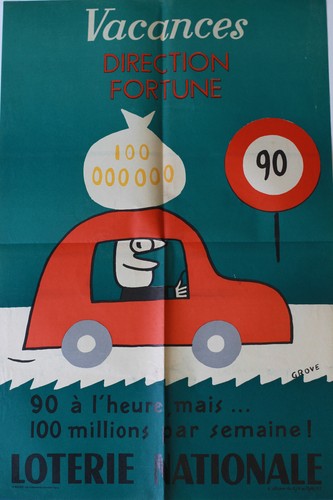 Affiche loterie nationale - affiche,
