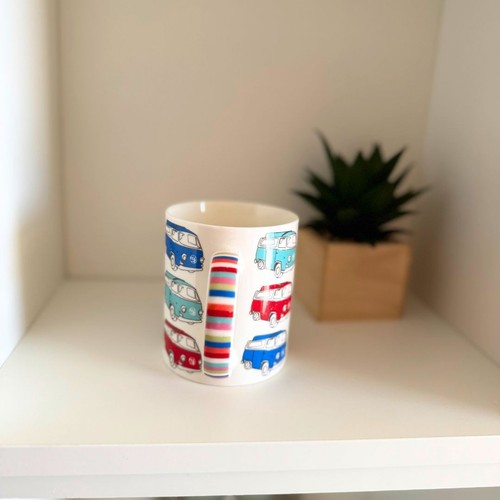 Retro camper van mug - vw,