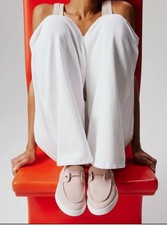 Christian Louboutin Chambeliboat Donna Nubuck Bateau Mocassins Chaussures - Neuf