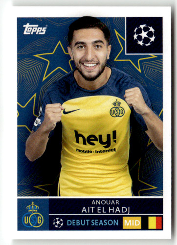 Topps autocollant ligue - de, la