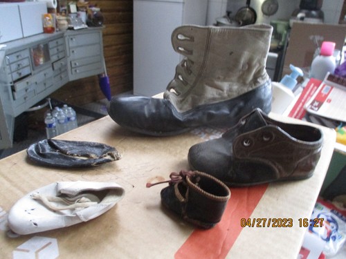 Lot chaussures anciennes - chaussures,