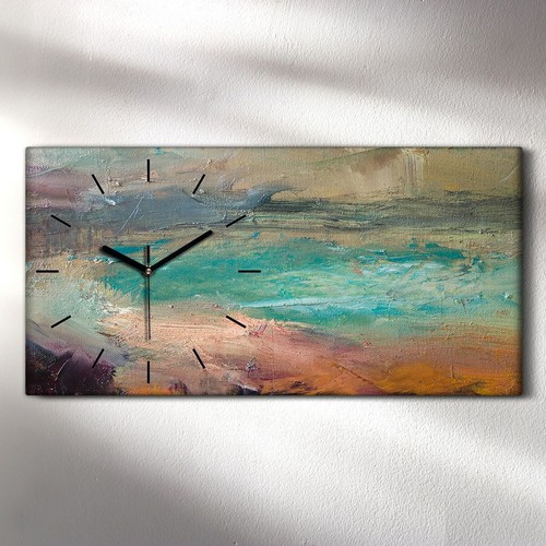 Horloge décorative sur - , toile
