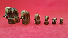 6 Statuettes éléphant en