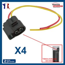 4 x Connectiques bobine d'allumage pour CLIO KANGOO LAGUNA MEGANE - 7700107177