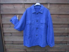 veste ancienne  bleu de