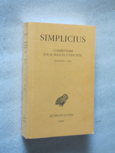 Simplicius commentaire sur - simplicius,