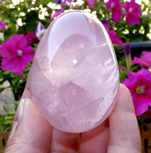 œuf quartz rose - Œuf, naturel