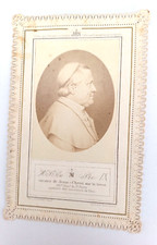 Ancienne image pieuse canivet  Notre Saint père  PIE IX