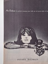 PIERRE BALMAIN Vintage Print Ad !! " Best Women Perfume "
