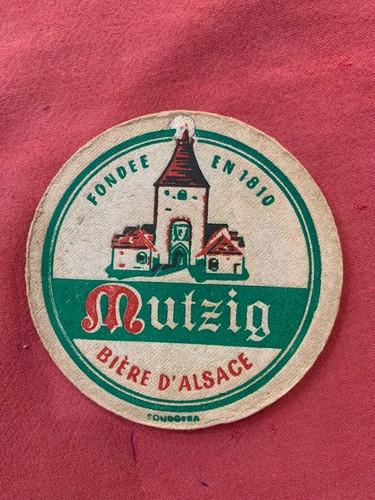 Ancien sous bock - -, mutzig