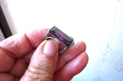 Bague art déco argent - bague,
