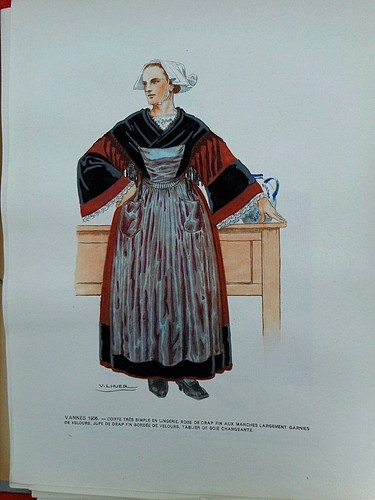 Bretagne costume breton - le,