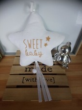 Peluche doudou étoile blanche