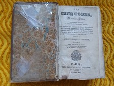 Les cinq codes. Nouvelle édition 1826 Livre de droit ancien Droit civil pénal...
