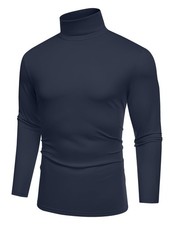 Pull Col Roulé Homme Fin