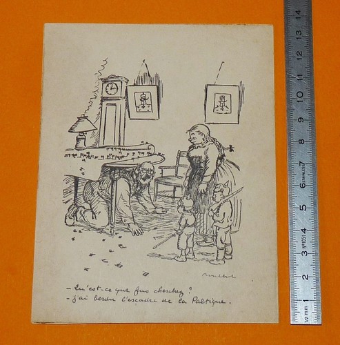 Dessin carte poulbot guerre - dessin,