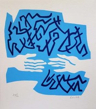 Jean COULOT : Amitié, Sérigraphie originale signée