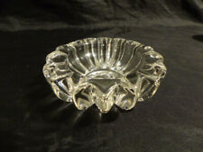 CENDRIER EN CRISTAL ART DECO SIGNE PIERRE D'AVESN